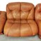 Modular Sofa in Leather, 1970s, Set of 5 8