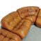 Modular Sofa in Leather, 1970s, Set of 5 4