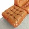 Modular Sofa in Leather, 1970s, Set of 5 7
