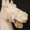 Italian Artist, Horse's Head Sculpture, Early 20th Century, Marble 3