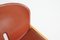 Sedia 925 in pelle e legno di Afra e Tobia Scarpa per Cassina, anni '60, Immagine 11