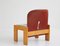 925 Chair in Leather and Wood by Afra and Tobia Scarpa for Cassina, 1960s 3