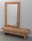 Swedish Modern Pine Bench and Mirror by Ruben Ward for Fröseke, 1970s, Set of 2 1