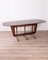 Vintage Tisch aus Messing & Holz von Melchiorre Bega, 1950er 1