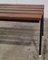 Vintage Bench in Mahogany, 1950s, Image 14