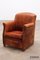 Club chair vintage in pelle di pecora, 1970, Immagine 14
