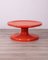 Vintage Italian Table in Red Plastic, 1970s 2