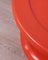 Vintage Italian Table in Red Plastic, 1970s, Image 3