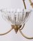 Lámpara colgante vintage de cristal de Murano, años 50, Imagen 4