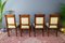French Empire Style Walnut Table and Chairs, 1920s, Set of 8, Image 10