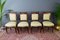 French Empire Style Walnut Table and Chairs, 1920s, Set of 8, Image 7