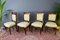 French Empire Style Walnut Table and Chairs, 1920s, Set of 8, Image 8