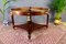French Empire Style Walnut Table and Chairs, 1920s, Set of 8, Image 17