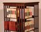 Antikes drehbares Bücherregal aus Mahagoni 10