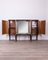 Vintage Credenza in Wood and Glass, 1950s 2