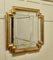 Large French Art Deco Odeon Style Gilt Mirror, 1920s 1