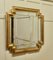 Large French Art Deco Odeon Style Gilt Mirror, 1920s, Image 1