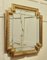 Large French Art Deco Odeon Style Gilt Mirror, 1920s 5
