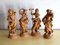 The Four Seasons Figurines in Maple Wood, Set of 4 11
