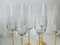 Goldish Flutes for Champagne by Luke Vestidello, Set of 6 3