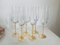 Goldish Flutes for Champagne by Luke Vestidello, Set of 6 2