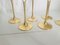 Goldish Flutes for Champagne by Luke Vestidello, Set of 6 7