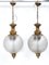 Vintage Hanging Lights by Luigi Caccia Dominioni, 1970s, Set of 2, Image 1