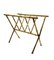 Hollywood Regency Brass and Bamboo Magazine Rack from Maison Baguès, 1970s, Image 1