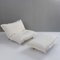 Vintage Calin Armchair and Ottoman by Pascal Mourgue for Ligne Roset, 1994, Set of 2 2
