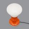 White Glass Table Lamp, 1970s, Image 5