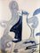 Georges Braque, Malerpalette mit Vase, Original Lithographie, 1948 1
