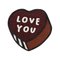 Tapis Love You Pet Rug par TAPIS Studio 1