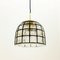 Mid-Century Glass and Brass Ceiling Light from Limburg, 1960s 2