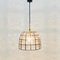 Mid-Century Deckenlampe aus Glas & Messing von Limburg, 1960er 3