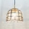 Mid-Century Glass and Brass Ceiling Light from Limburg, 1960s 4