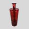 Italienische Murano Rote Vase, 1970er 1