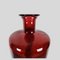 Italian Murano Red Vase, 1970s 4