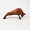 Modernist Teak Figurine of a Bull, Denmark, 1960s 3