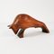 Modernist Teak Figurine of a Bull, Denmark, 1960s 2