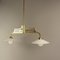 Lámpara colgante Bauhaus de latón, años 20, Imagen 2