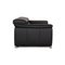 Leather Two-Seater Dark Gray Sofa by Ewald Schillig 8