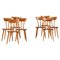Vintage Dining Chairs in Pine by Göran Malmvall, 1940s, Set of 8, Image 1