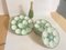 Piatto grande Oyster in ceramica verde e bianca, anni '60, set di 7, Immagine 9
