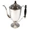 Viennese Art Deco Silver Fishing Coffee Pot attributed to J.C. Klinkosch, 1920s 1