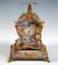 Viennese Gilt Silver & Enamel Table Clock with Gallant Scenes Painting, 1880s, Image 5