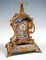 Viennese Gilt Silver & Enamel Table Clock with Gallant Scenes Painting, 1880s, Image 10