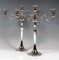 3-Flame Empire Silver Candleholders by Anton Köll, Vienna, 1807, Set of 2, Image 2