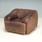 Brown Buffalo Leather Armchair from de Sede, 1970s, Image 2