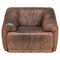 Brown Buffalo Leather Armchair from de Sede, 1970s, Image 1