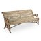 Vintage Wood and Metal Garden Bench 1